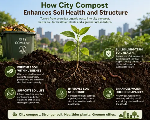 How City Compost Enhances Soil Health and Structure
